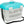 Midi-Capri transport box, turquoise/silver