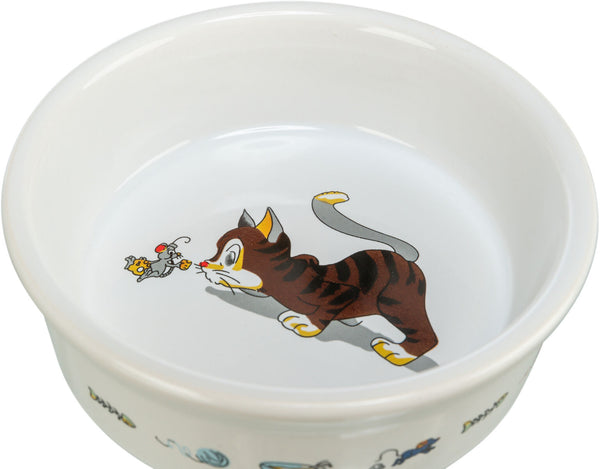 Ceramic bowl with pattern, 200 ml