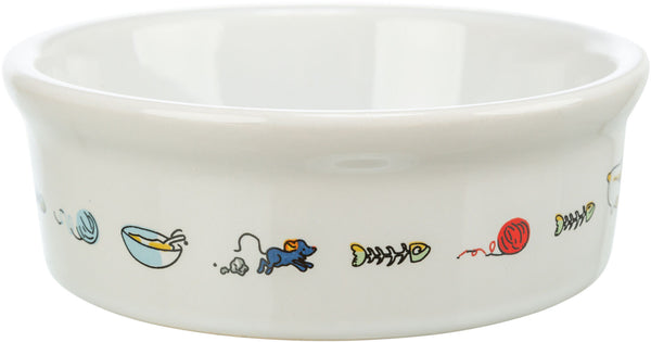 Ceramic bowl with pattern, 200 ml