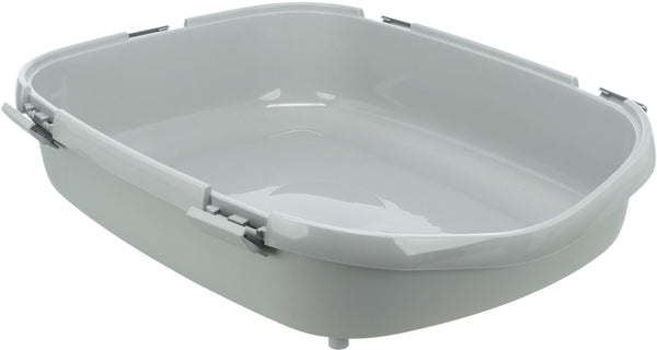 Primo XXL Top Litter Box, with Hood, Grey/White