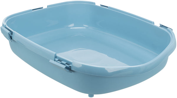 Primo XXL Top Litter Box, with Hood, Blue/White