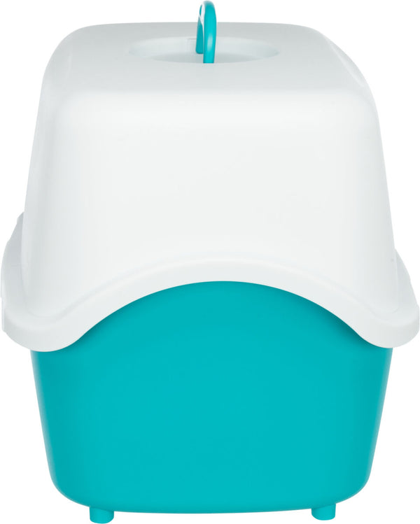 Vico Litter Box, Turquoise/Cream