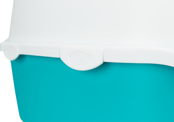 Vico Litter Box, Turquoise/Cream