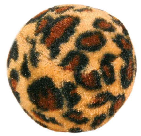 4 leopard print play balls