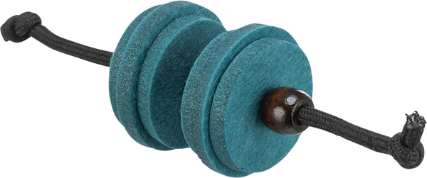 CityStyle Dumbbell on Band, Felt/Wood, 13cm