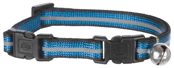 Cat collar with double buckle, reflective