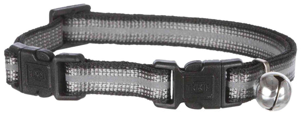 Cat collar with double buckle, reflective