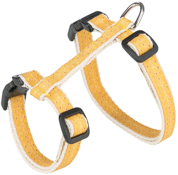 Cat harness with leash, 27-45 cm/13 mm, 1.20 m, ochre