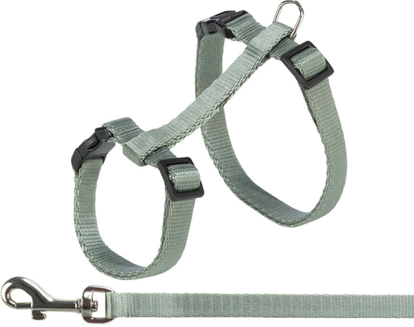 Cat harness with leash, 27-45 cm/10 mm, 1.20 m