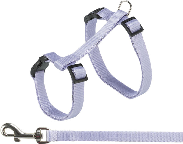 Cat harness with leash, 27-45 cm/10 mm, 1.20 m