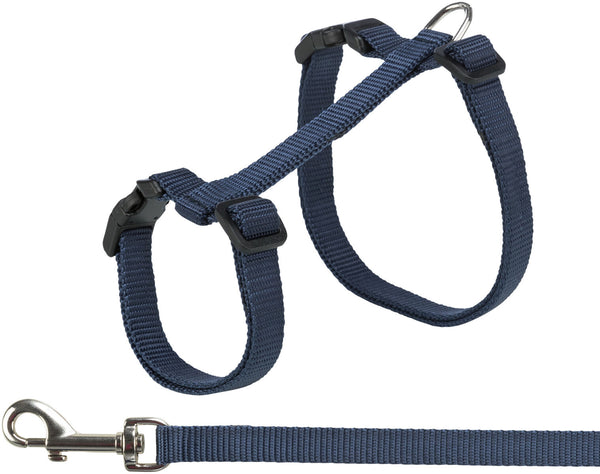 Katzengeschirr mit XXL-Leine, 34-57 cm/13 mm, 1,20 m