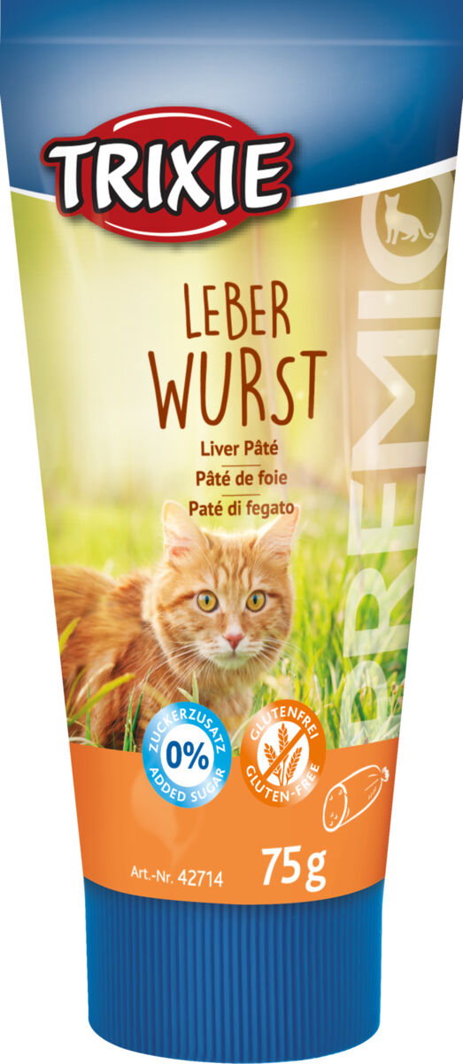 Premio Leberwurst, für Katzen, 75g