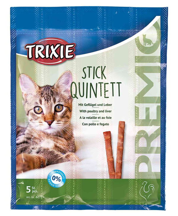 PREMIO Quadro-Sticks, poultry/liver, 4×5 g