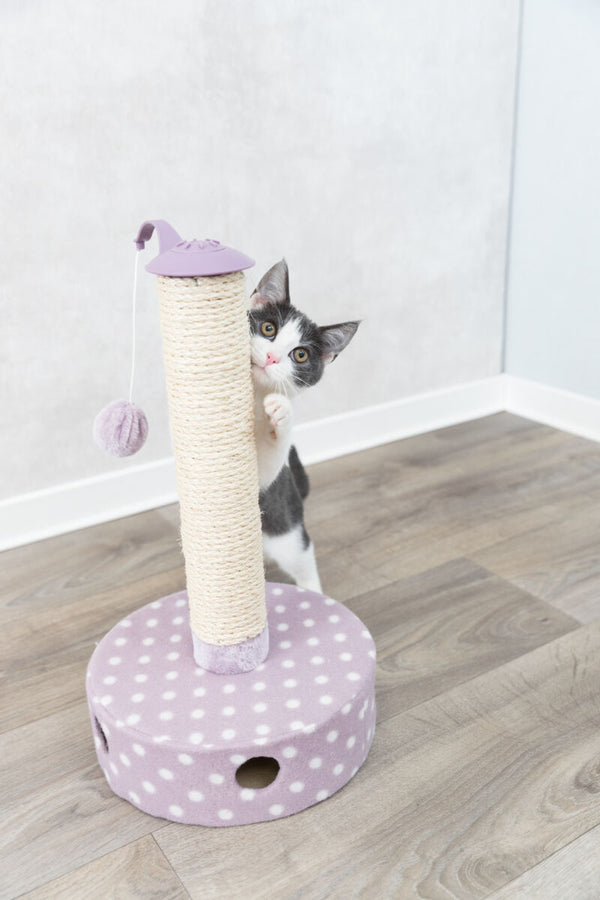 Junior scratching post, fleece, 47cm, lilac