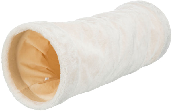 Crunch Tunnel en peluche, 60cm, beige