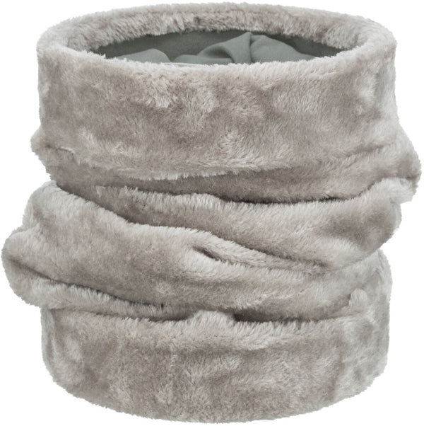 Tunnel de jeu, peluche, ø 22 × 60 cm, gris