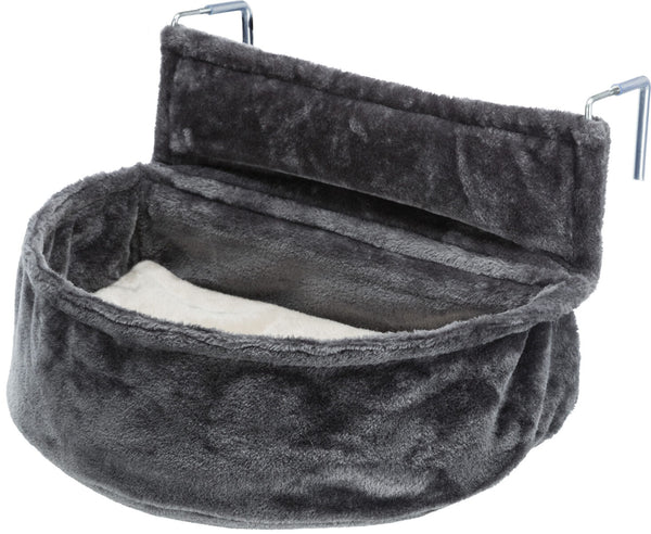 XXL radiator cuddly bag, plush, 55×15×36cm, dark grey