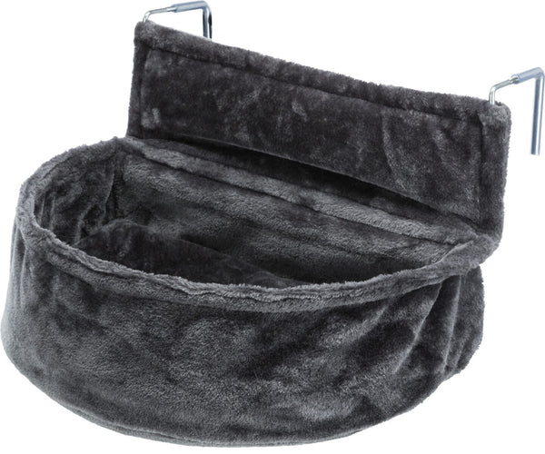 XXL radiator cuddly bag, plush, 55×15×36cm, dark grey