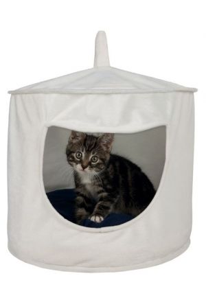 Hamac Vanda pour chats, ø38×32cm, crème