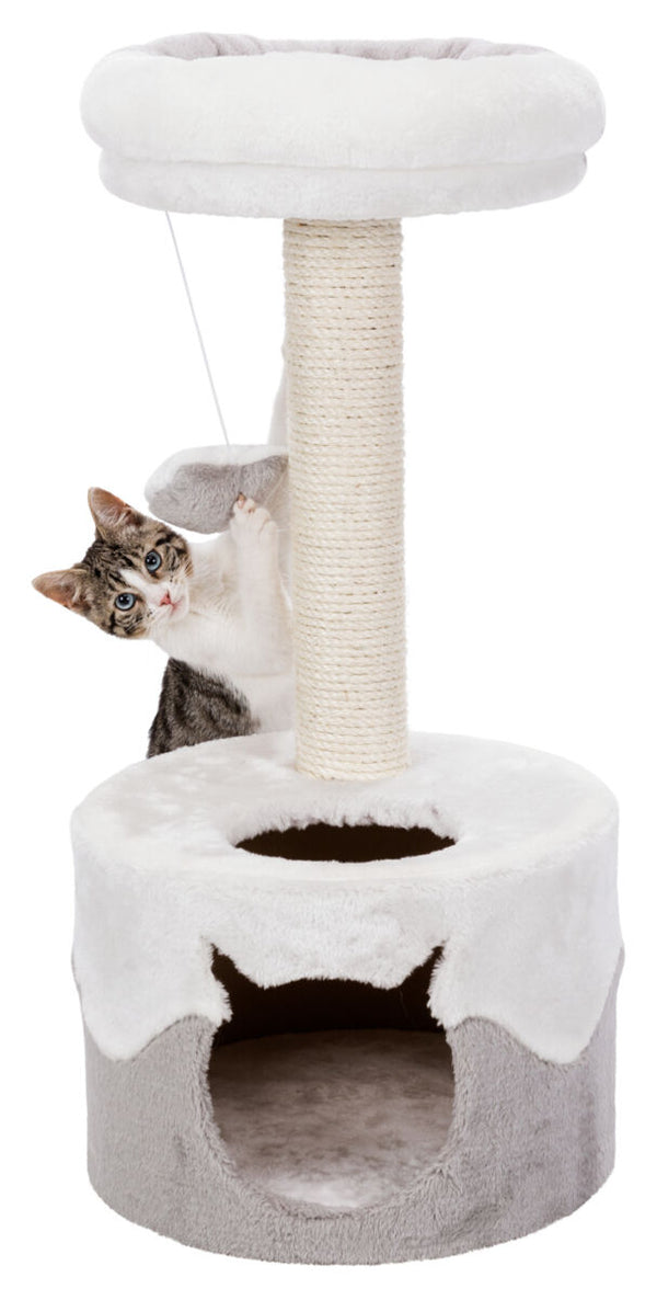 Nuria cat tree, 71cm, white/grey