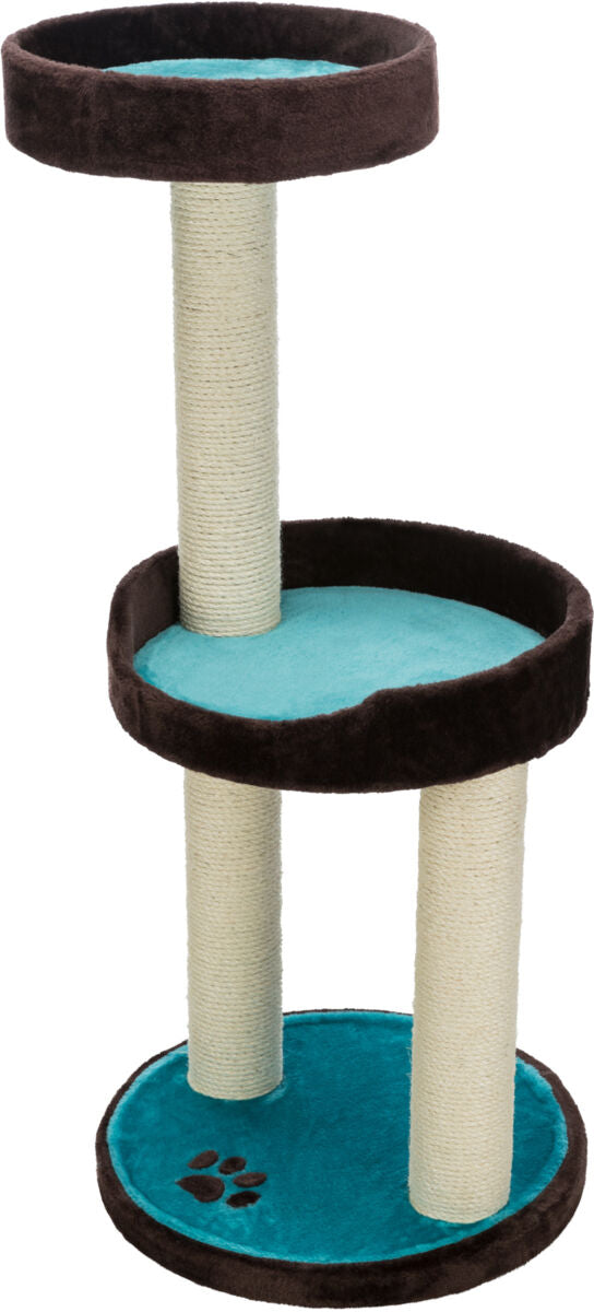 Cat tree "Lugo", brown-aquamarine