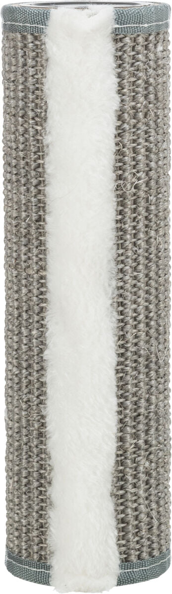 Tronc avec tapis en sisal, gris