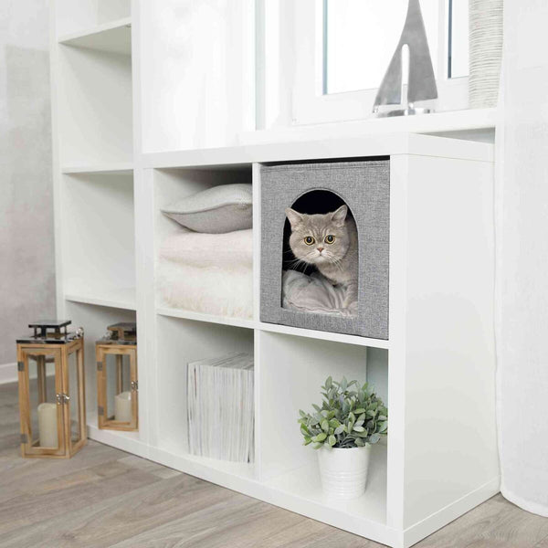 Ella Cozy Cave for Shelf, 33×33×37cm, Grey