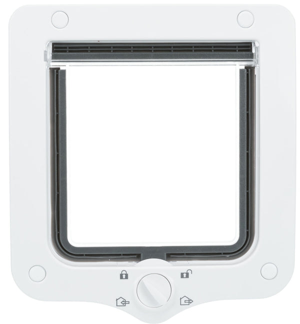 4-position cat flap with tunnel