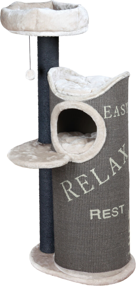 Juana cat tree, 134cm, taupe/light grey