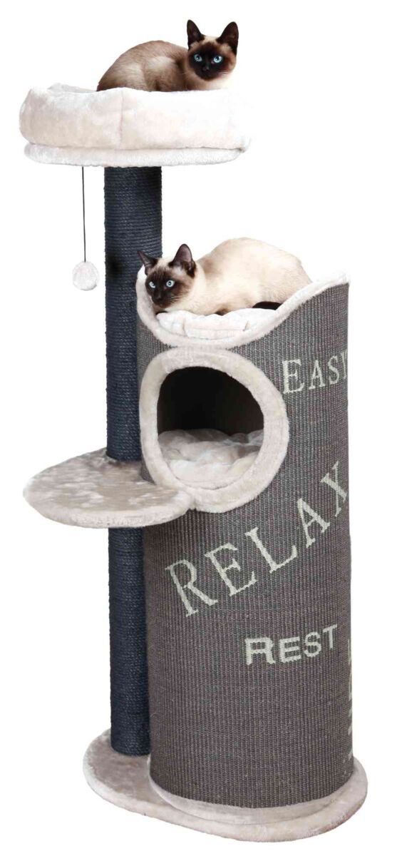 Juana cat tree, 134cm, taupe/light grey