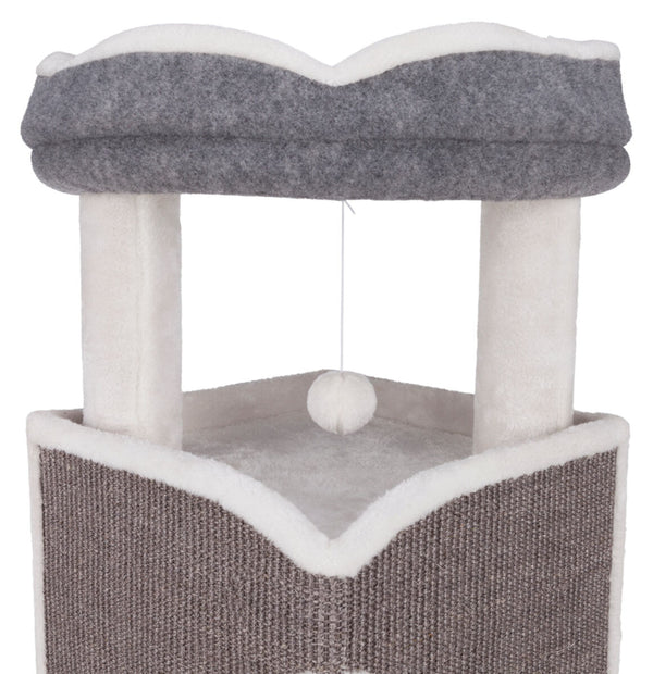 Cat Tower Arma, 98cm, gris/bleu/gris