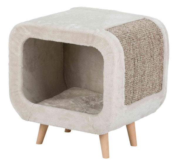 Alicia cuddle cave with beech legs, light grey