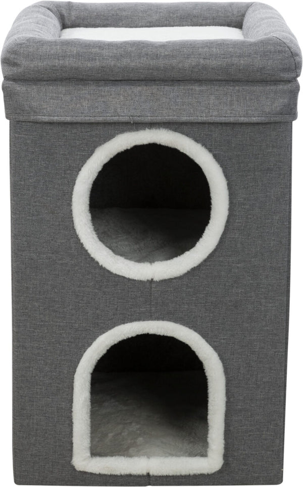 Cat Tower Saul, 39×64×39cm, gris