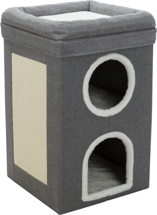 Cat Tower Saul, 39×64×39cm, gray