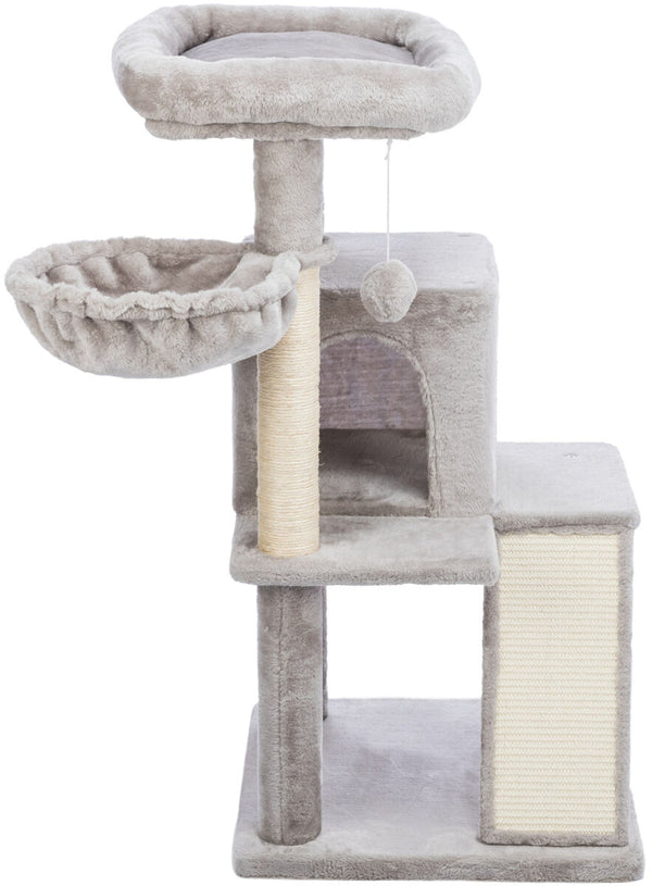 Arbre à chat Junior Pepito, 98 cm, gris