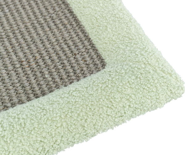 Junior tapis à gratter, 47×47 cm, gris/mint