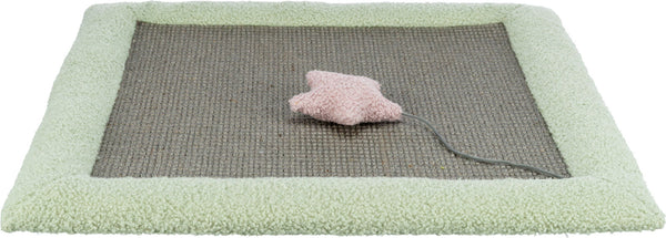 Junior tapis à gratter, 47×47 cm, gris/mint