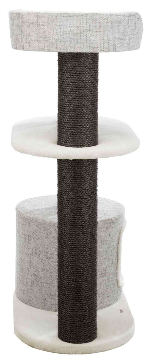 XXL Cara cat tree, 128 cm, white/grey