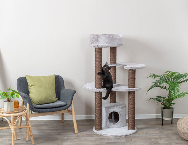 Afonso cat tree, 135cm, brown