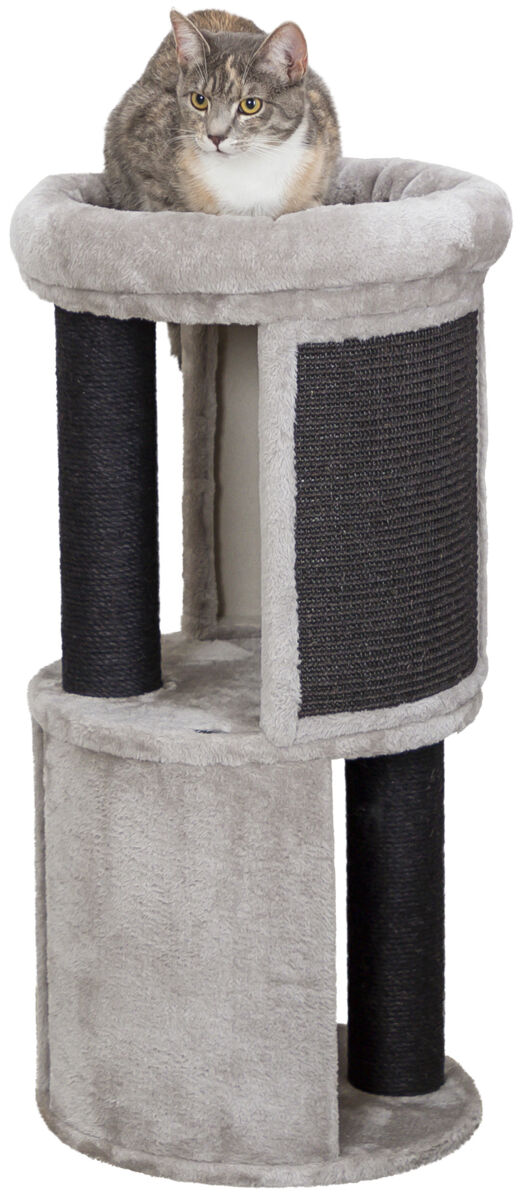 Cat Tower Giorgia, ø 38×82cm, gris