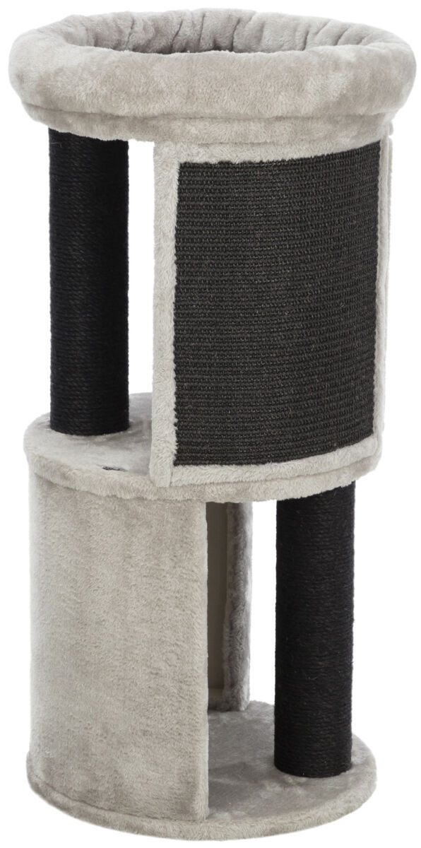 Cat Tower Giorgia, ø 38×82cm, gray