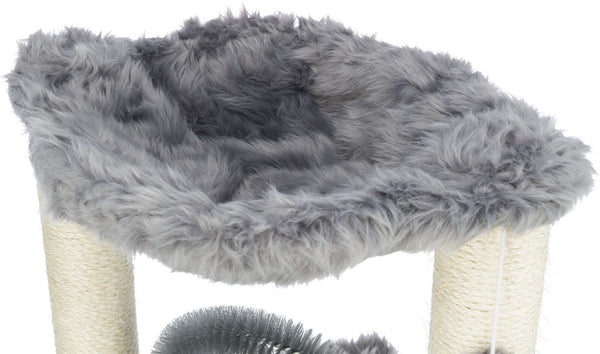 Baza cat tree with brush, 50cm, grey