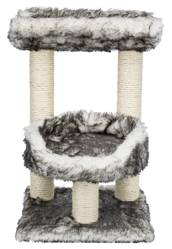 "Isaba" cat tree, black/white