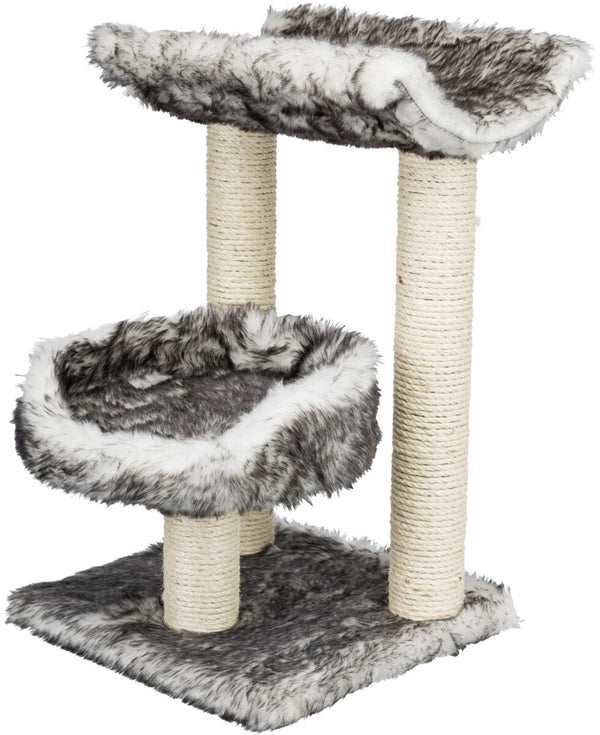 "Isaba" cat tree, black/white