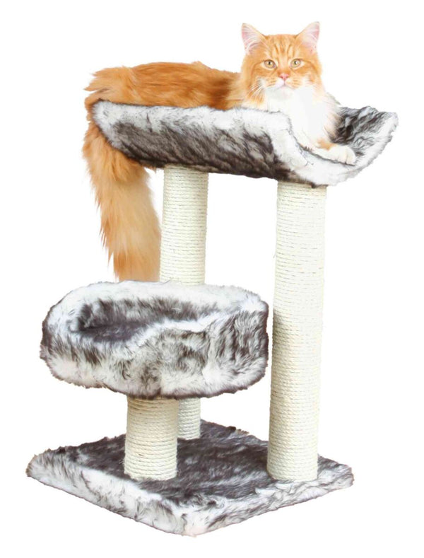 "Isaba" cat tree, black/white