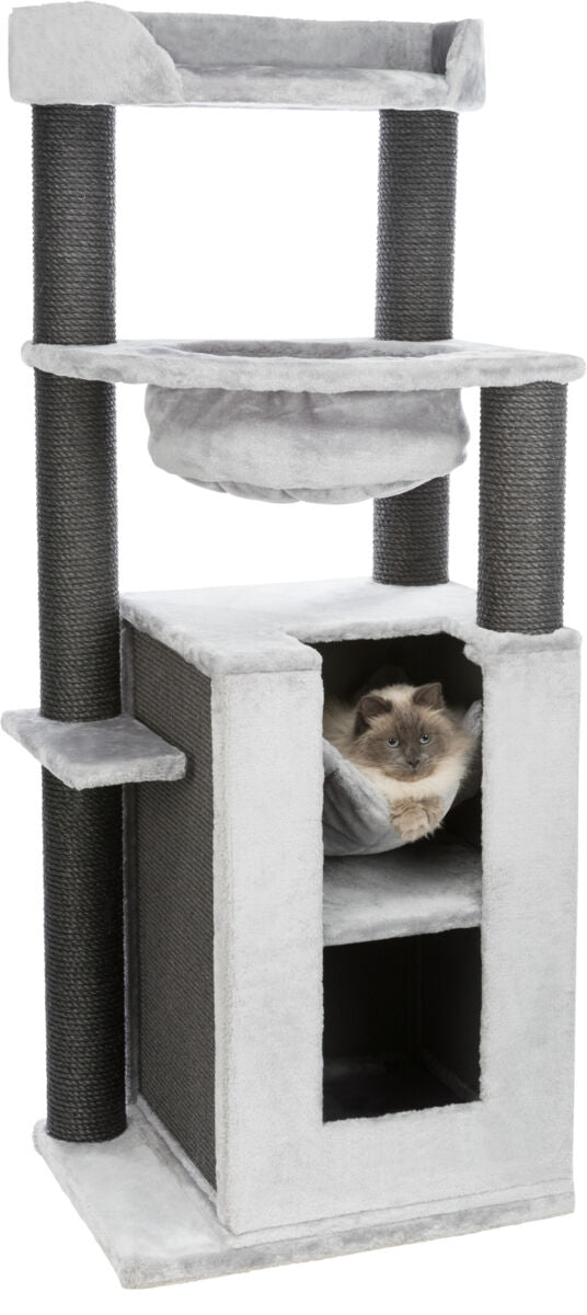 XXL Leandro cat tree, 163cm, light grey