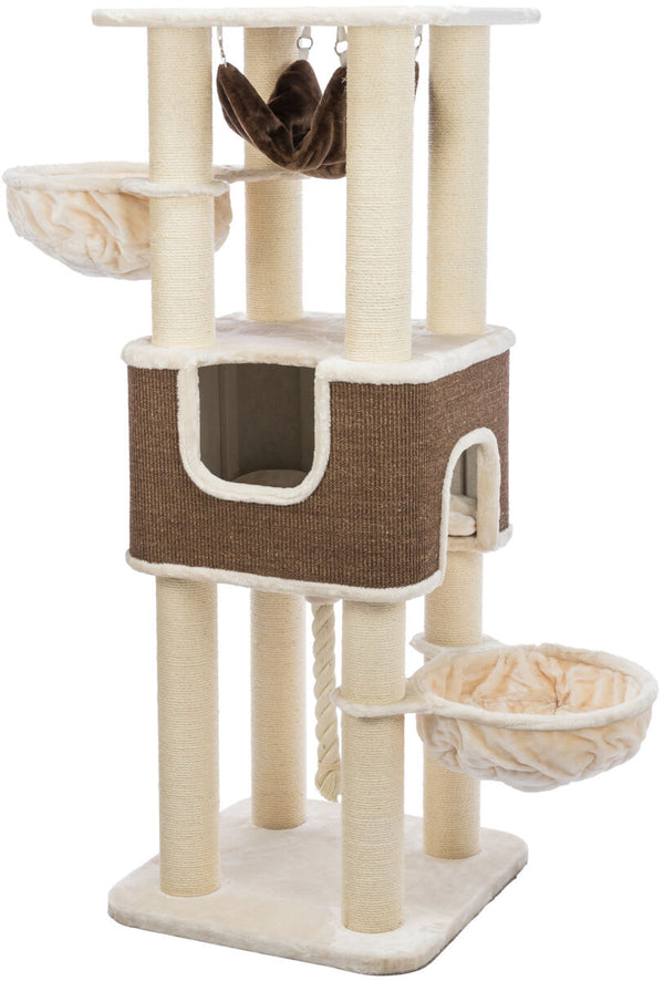 XXL Humberto cat tree, 174 cm, cream/dark brown