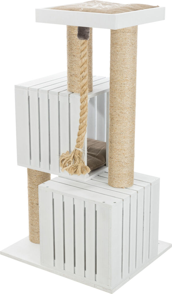 BE NORDIC Skadi cat tree, 114cm, white