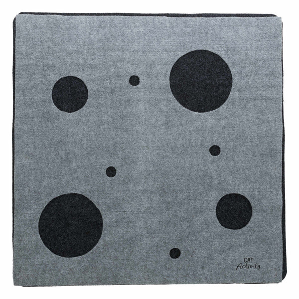 Katzenaktivitäts-Abenteuerteppich, Polyester/TPR, 99 x 99 cm