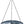 Bird feeder, hanging, ceramic, 550 ml/ø 26 cm, blue